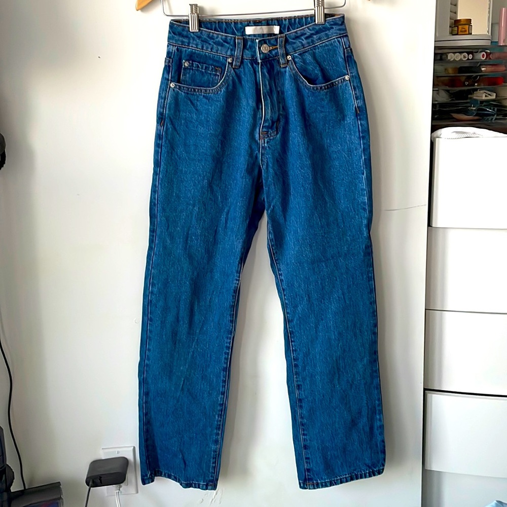 Wide leg jeans
